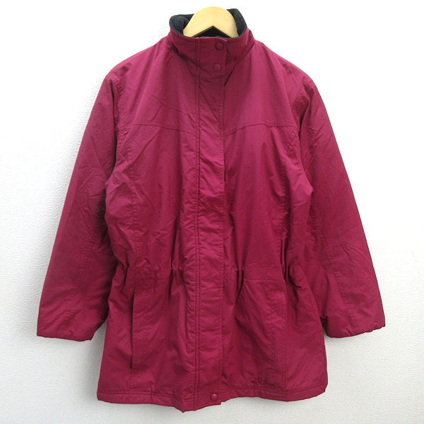 C■エルエルビーン/L.L.bean 71341 ダウンジャケット/アウトドアウェア【M】濃ピンク/LADIES■380【中古】■