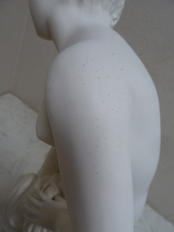 (☆BM)TOPART/トップアート 湯浴みするヴィーナス像 高さ63.5㎝/5.5kg 西洋彫刻 裸婦像 女性像 デッサン像 石膏 クラッシックレトロ 置物_画像9