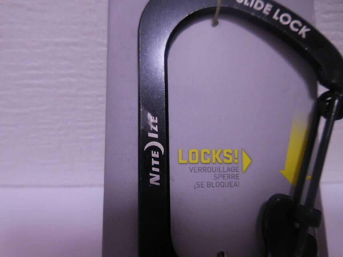 NITE IZE ナイトアイズ スライドロックカラビナー #4 SLIDELOCK CARABINER CSL4-01-R6　2個セット新品_画像3