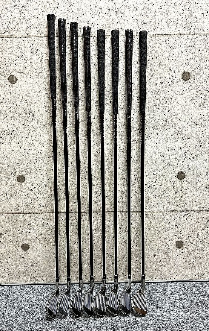 新品＆中古　RIZAP　ライザップ　ゴルフ　アイアン　LEXIM　レクシム　1702　シャフト　Fujikura　フジクラ　6~SW　8本セット　