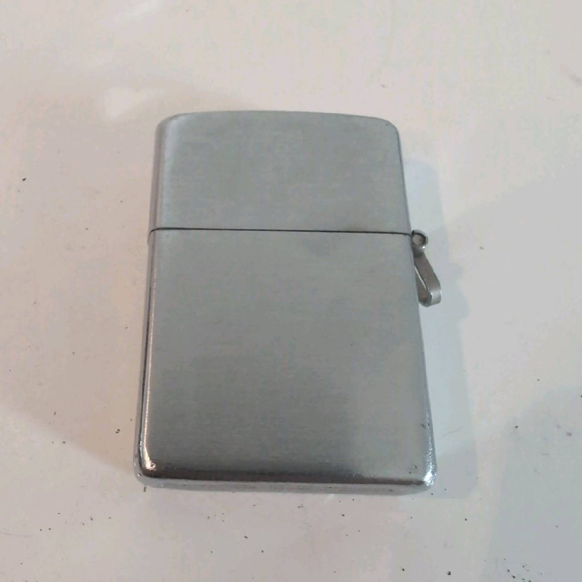 0607　 ジッポー　Zippo　シルバー　着火未確認