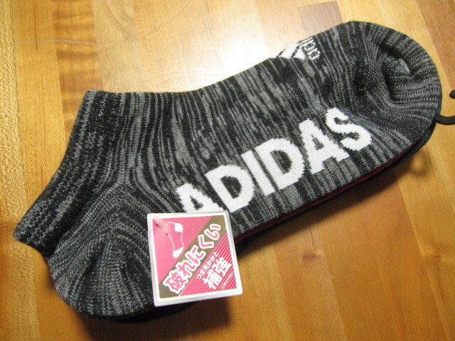 *送料無料*新品*アディダス*23-25㎝*スニーカーソックス3足×2*強ソク・破れにくい・つま先かかと補強*adidas*