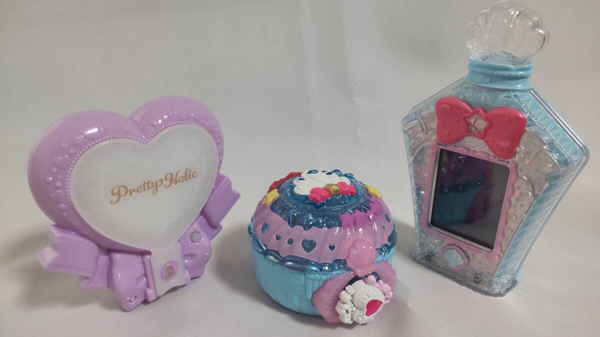 トロピカルージュプリキュア おもちゃ 変身 トロピカルコンパクト マーメイドアクアポット ハートアイズミラー 中古 トロプリ バンダイ