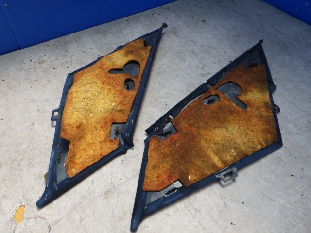 トヨタ純正 リア ピラー Cピラー クォーターパネル カバー 左右セット 内張り GX51 クレスタ スーパールーセント 旧車 当時物 MX51 GX61_画像2
