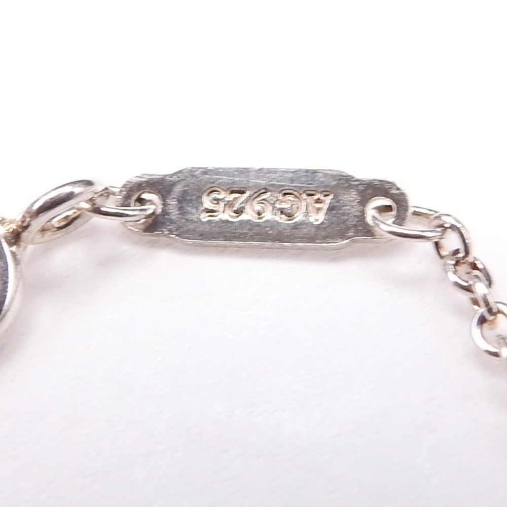 希少品【正規(guī)品】TIFFANY&CO. ティファニー 1837 インターロッキングサークル ルベドメタル SV925ブレスレット レディース アクセサリー