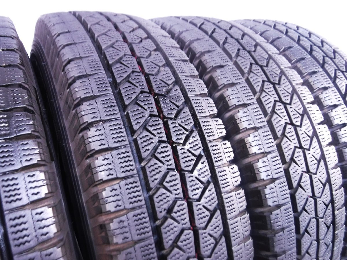 ★155R12 8PR LT，ブリヂストンスタッドレス BLIZZAK VL1◇残溝十分!!キャンター、タイタンなどに!!引き取り大歓迎!!4本セット大特価!!_AG07