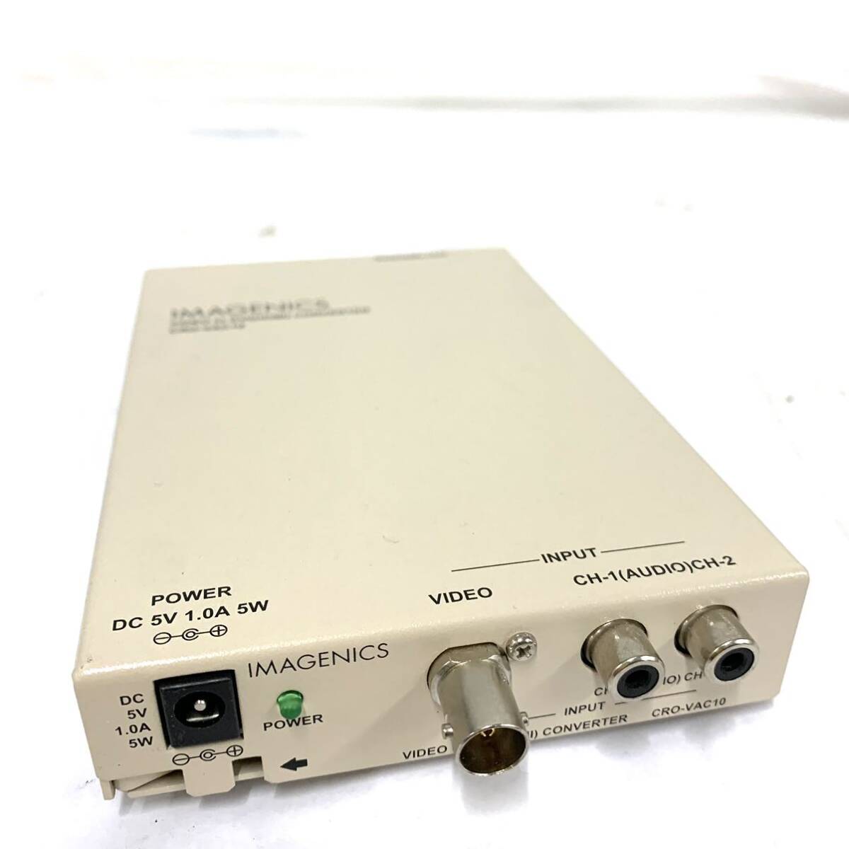 動作未確認 電源ケーブル欠品 IMAGENICS イメージニクス CRO-VAC10 ビデオ入力DVI HDMI互換出力変換器 現状品 カ15