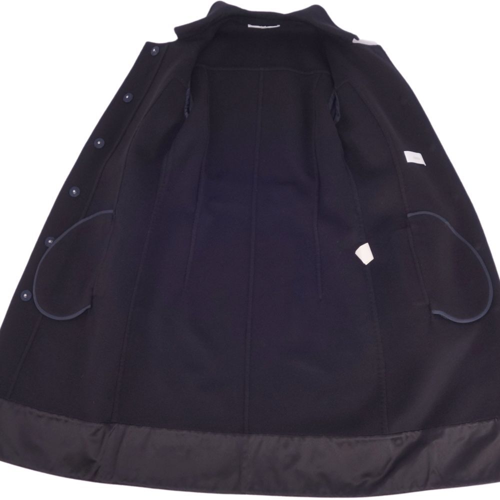 美品 マーロ malo コート ロングコート カシミヤ100％ アウター レディース イタリア制 S相當(dāng) ブラック cf03db-rm11e27089