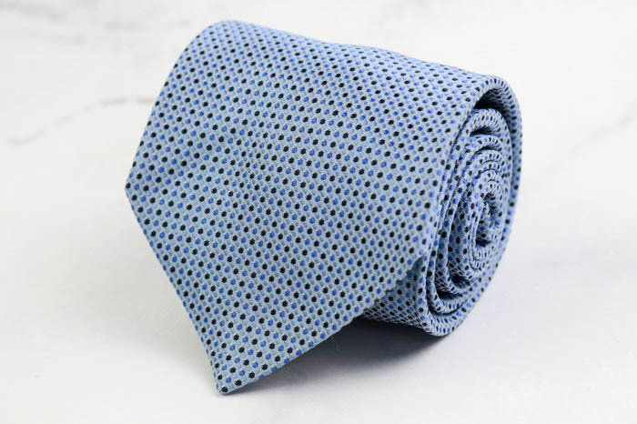 ダンヒル ブランド ネクタイ ドット シルク PO メンズ ブルー Dunhill