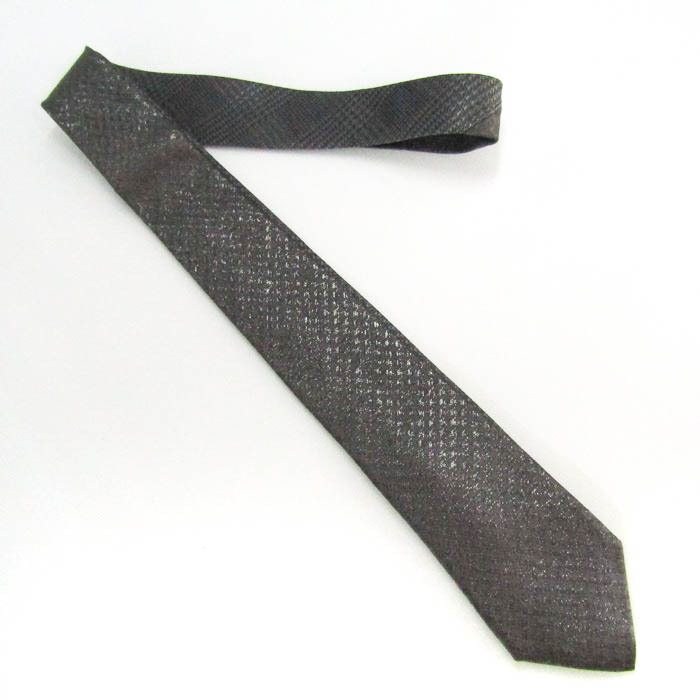 キャサリンハムネット ブランド ネクタイ グレンチェック柄 格子柄 シルク 日本制 PO メンズ グレー KATHARINE HAMNETT