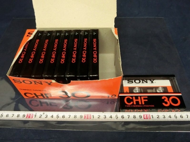 L1772 新品未開封 デッドストック SONY ソニー CHF 30 カセットテープ 9点 ノーマルポジション 日本製 6