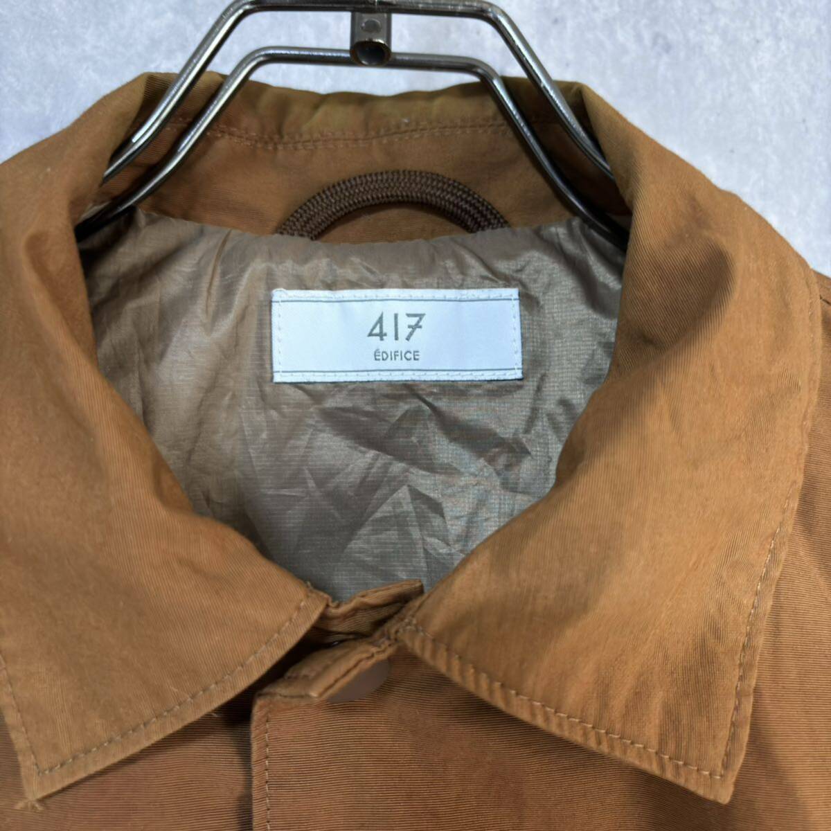エディフィス　EDIFICE ブルゾン　ナイロンジャケット　茶　S