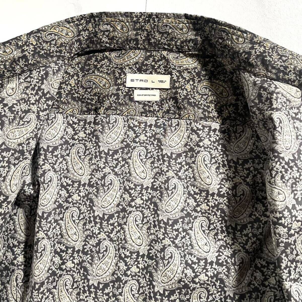 【即日発送可・正規品】ETRO ヨット柄 シャツ Lサイズ イタリア製 ETRO/エトロ_Men通販 | オールオーバープリント コットン シャツ