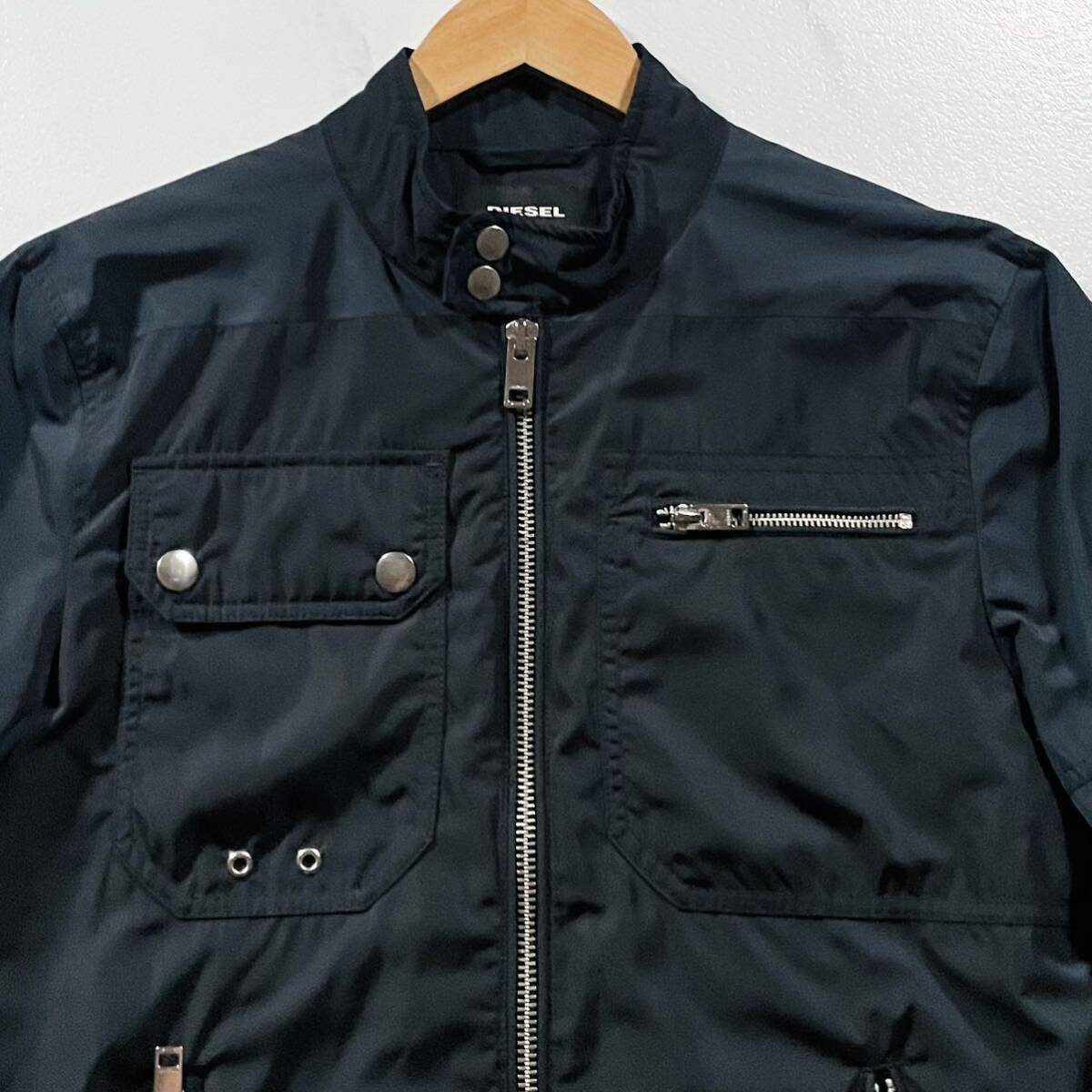 極美品/Lサイズ DIESEL ディーゼル ナイロンジャケット ブルゾン 極美品/Lサイズ DIESEL ディーゼル ナイロンジャケット ブルゾン