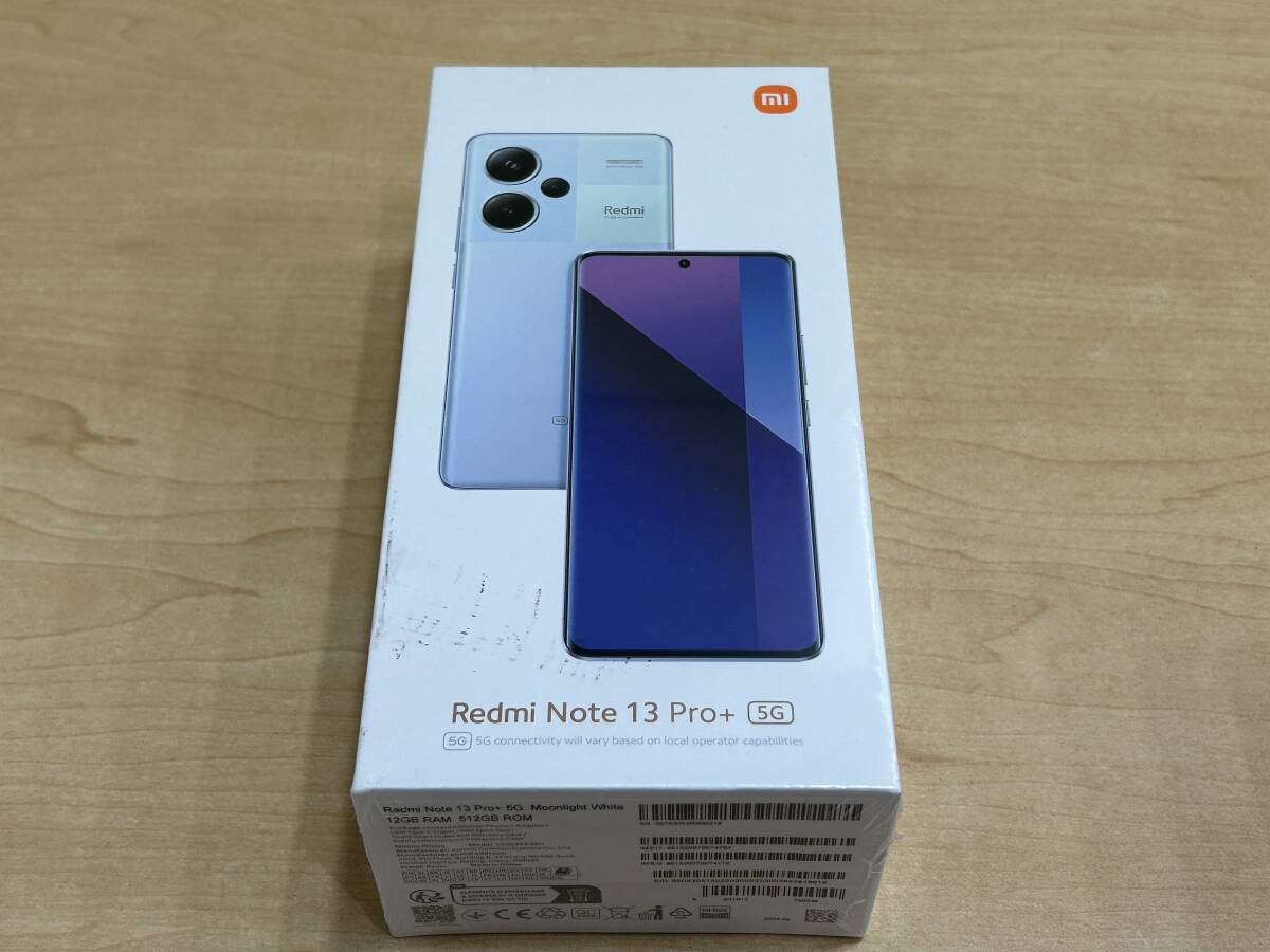 【25039】未開封 xiaomi Redmi Note 13 pro＋5G 12GB RAM 512GB ROM ミッドナイトブラック