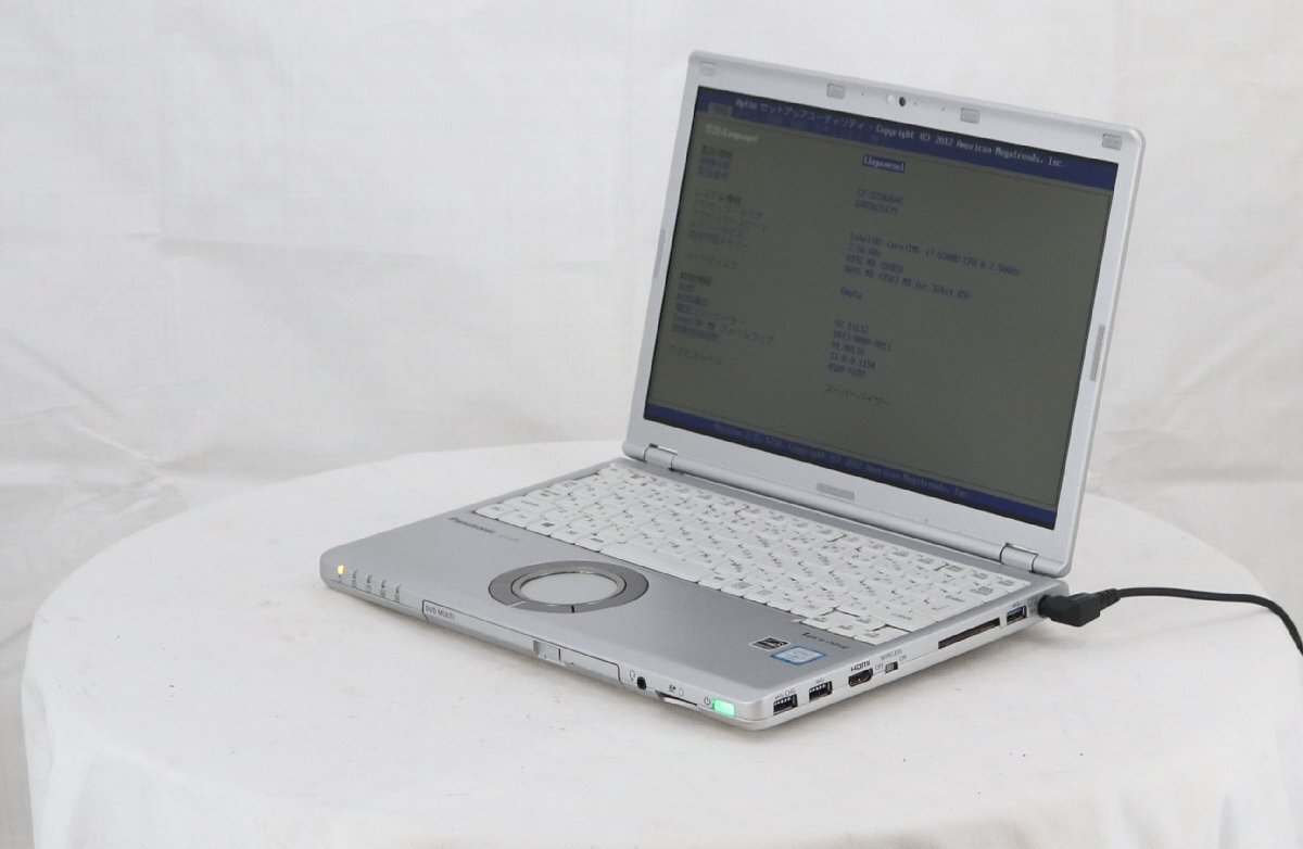 Panasonic CF-SZ5B26VC Let's note　Core i7 6500U 2.50GHz 8GB ■現状品