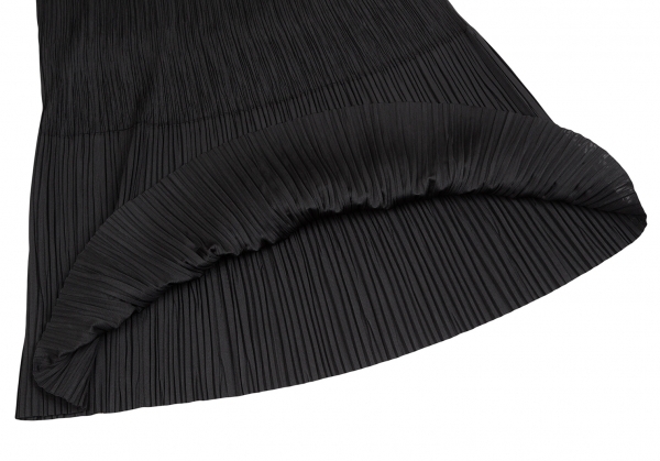 プリーツプリーズPLEATS PLEASE ドッキングデザインプリーツスカート 黒1 【レディース】
