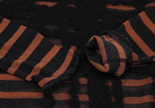  Jean-Paul Gaultier fam вязаный вышивка окантовка энергия сеть cut and sewn чёрный чай 40 [ женский ]