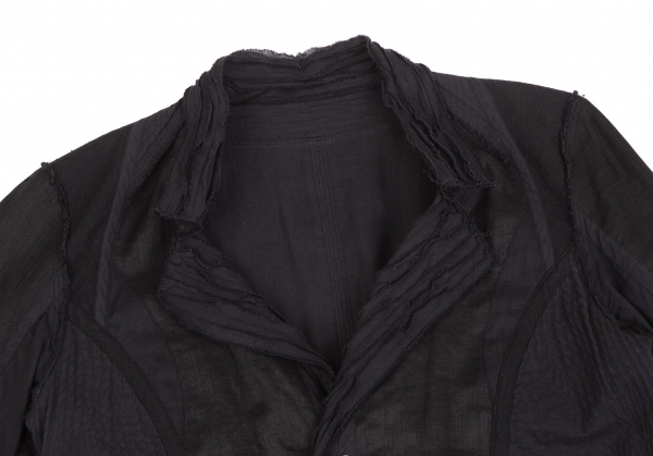 JURGEN LEHL アシンメトリックデザインの黒いジャケット