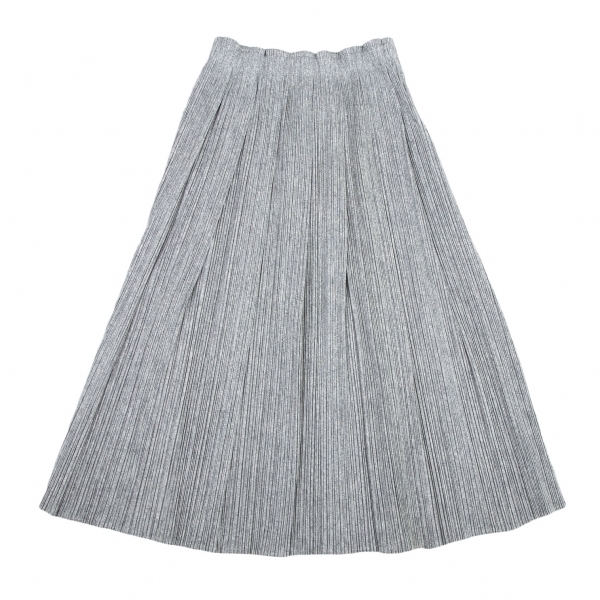 プリーツプリーズPLEATS PLEASE ノイズ柄プリーツスカート グレー3 【レディース】