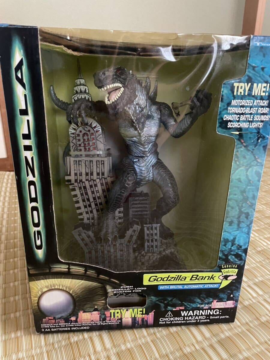 GODZILLA アメリカ US ゴジラバンク 貯金箱 海外物 希少　未使用　未開封