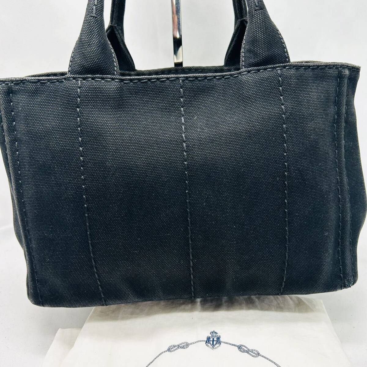 PRADA プラダ カナパ デニム ハンドバッグ 2way ショルダー PRADA プラダ カナパ デニム ハンドバッグ 2way ショルダー
