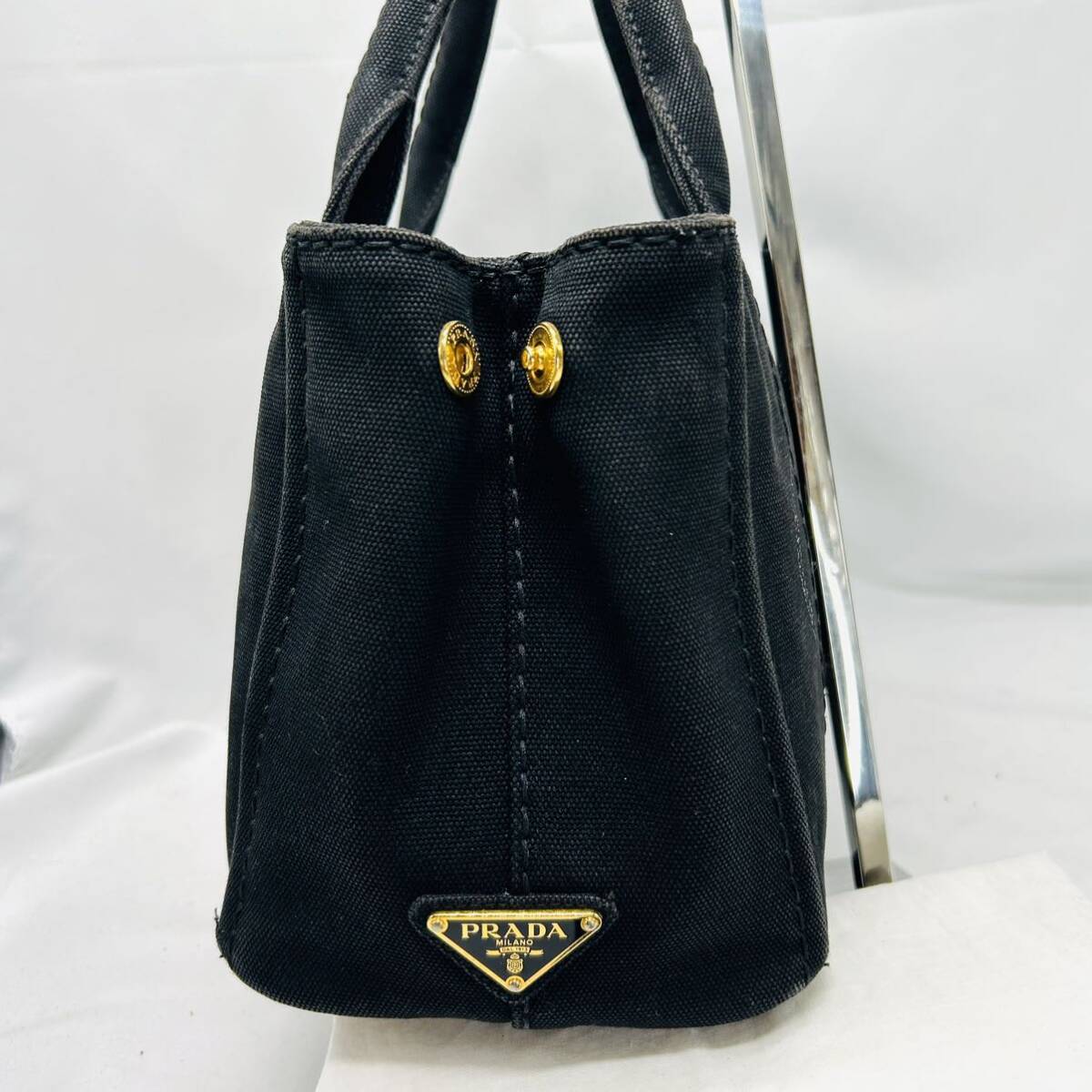 PRADA プラダ カナパ デニム ハンドバッグ 2way ショルダー PRADA プラダ カナパ デニム ハンドバッグ 2way ショルダー