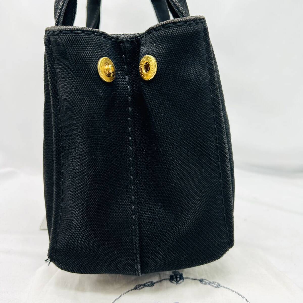 PRADA プラダ カナパ デニム ハンドバッグ 2way ショルダー PRADA プラダ カナパ デニム ハンドバッグ 2way ショルダー