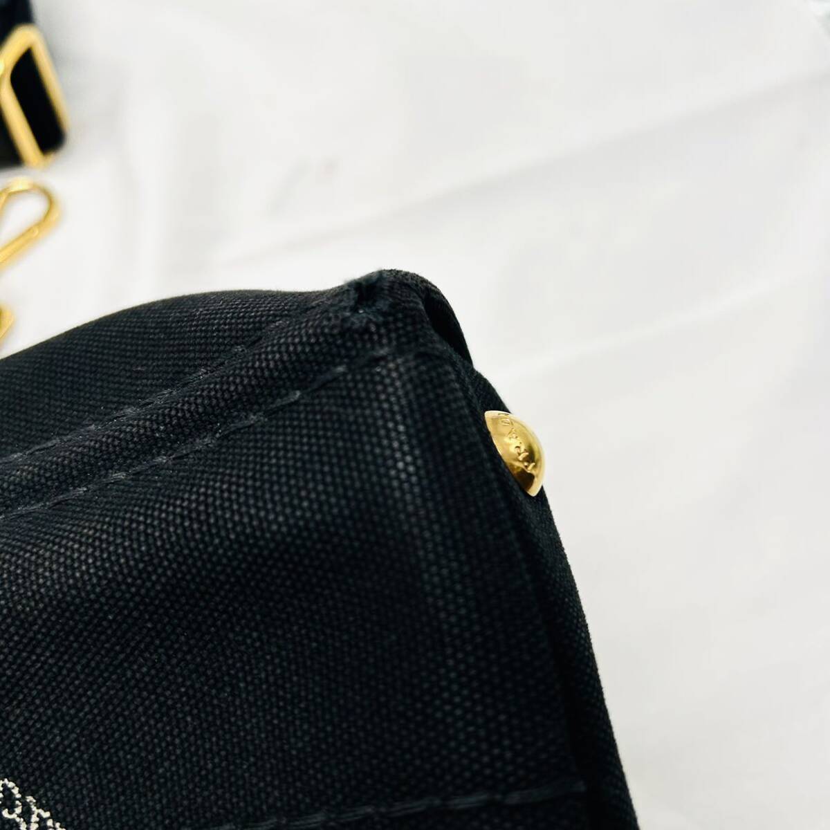 PRADA プラダ カナパ デニム ハンドバッグ 2way ショルダー PRADA プラダ カナパ デニム ハンドバッグ 2way ショルダー