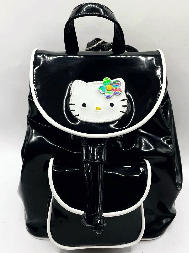 1998年製 サンリオ ハローキティ ミニリュック エナメルバッグ 1998年製 サンリオ ハローキティ ミニリュック エナメルバッグ