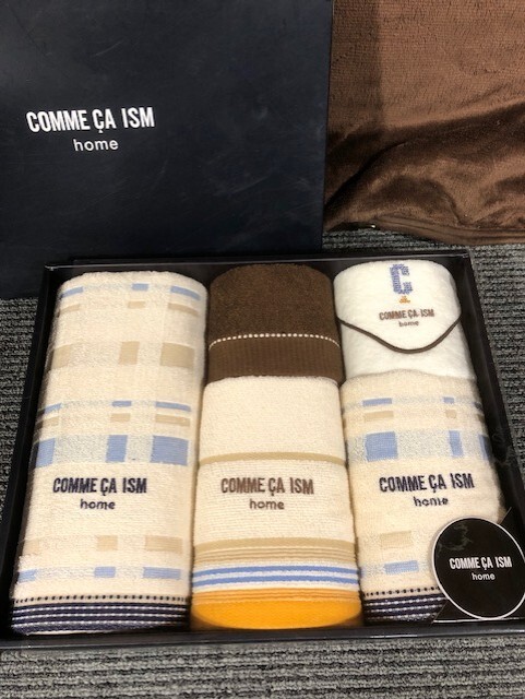 ★コムサ★タオル★５枚セット★未使用品★ギフトボックス★COMME　CA　ISM　home★