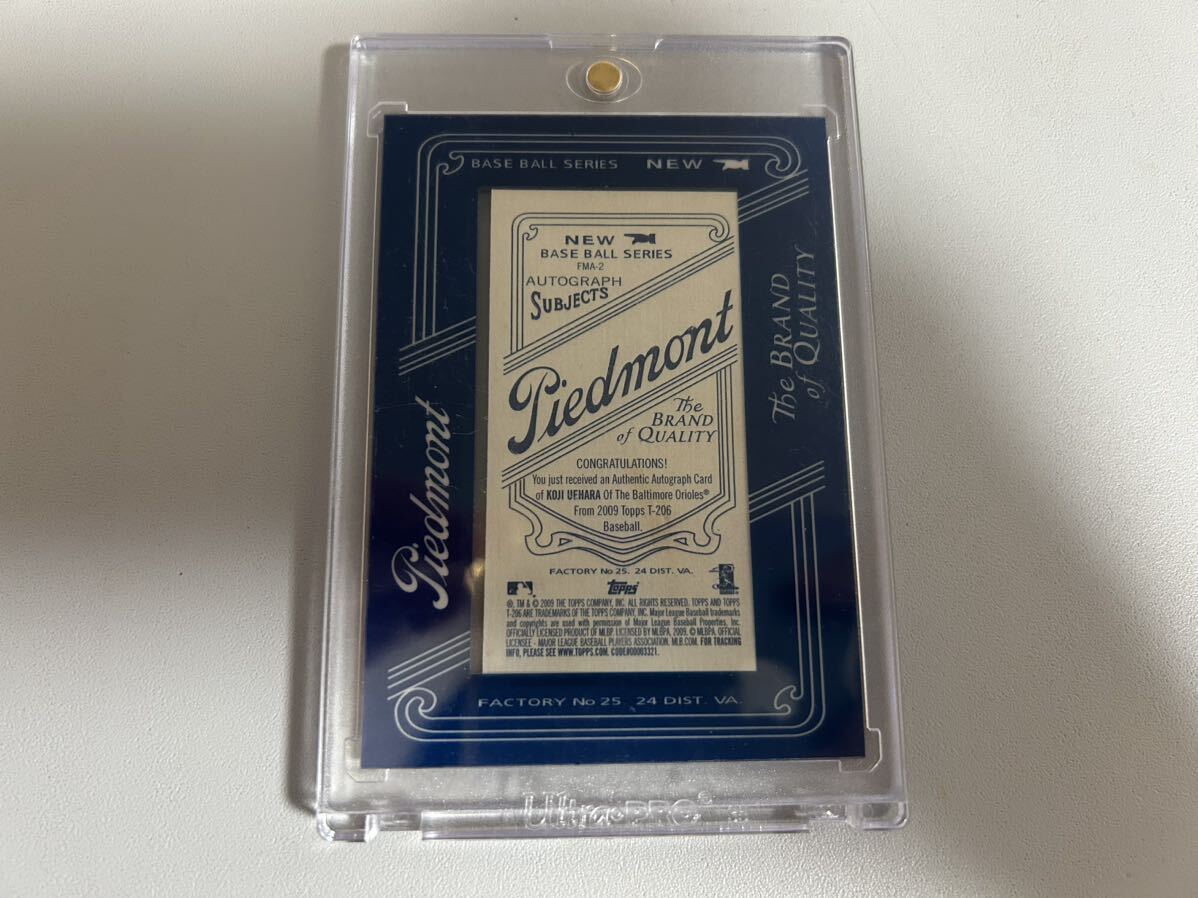 上原浩治 ルーキー 直筆サインカード 2009ジャイアンツTopps T206 上原浩治 ルーキー 直筆サインカード 2009ジャイアンツTopps T206