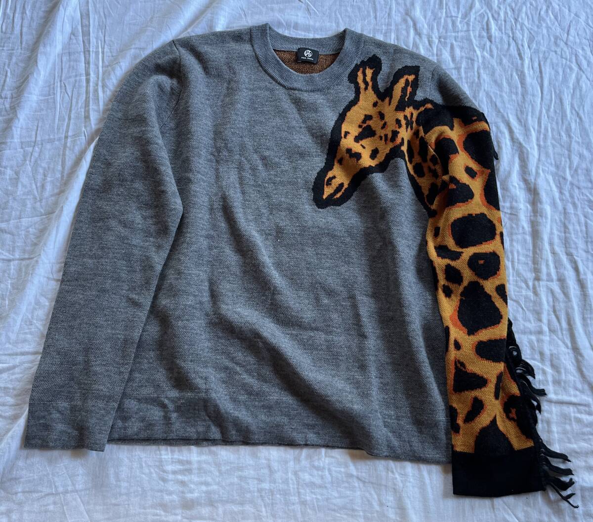 Paul Smith ポールスミス セーター ニット グレイ ウール キリン Paul Smith ポールスミス セーター ニット グレイ ウール キリン