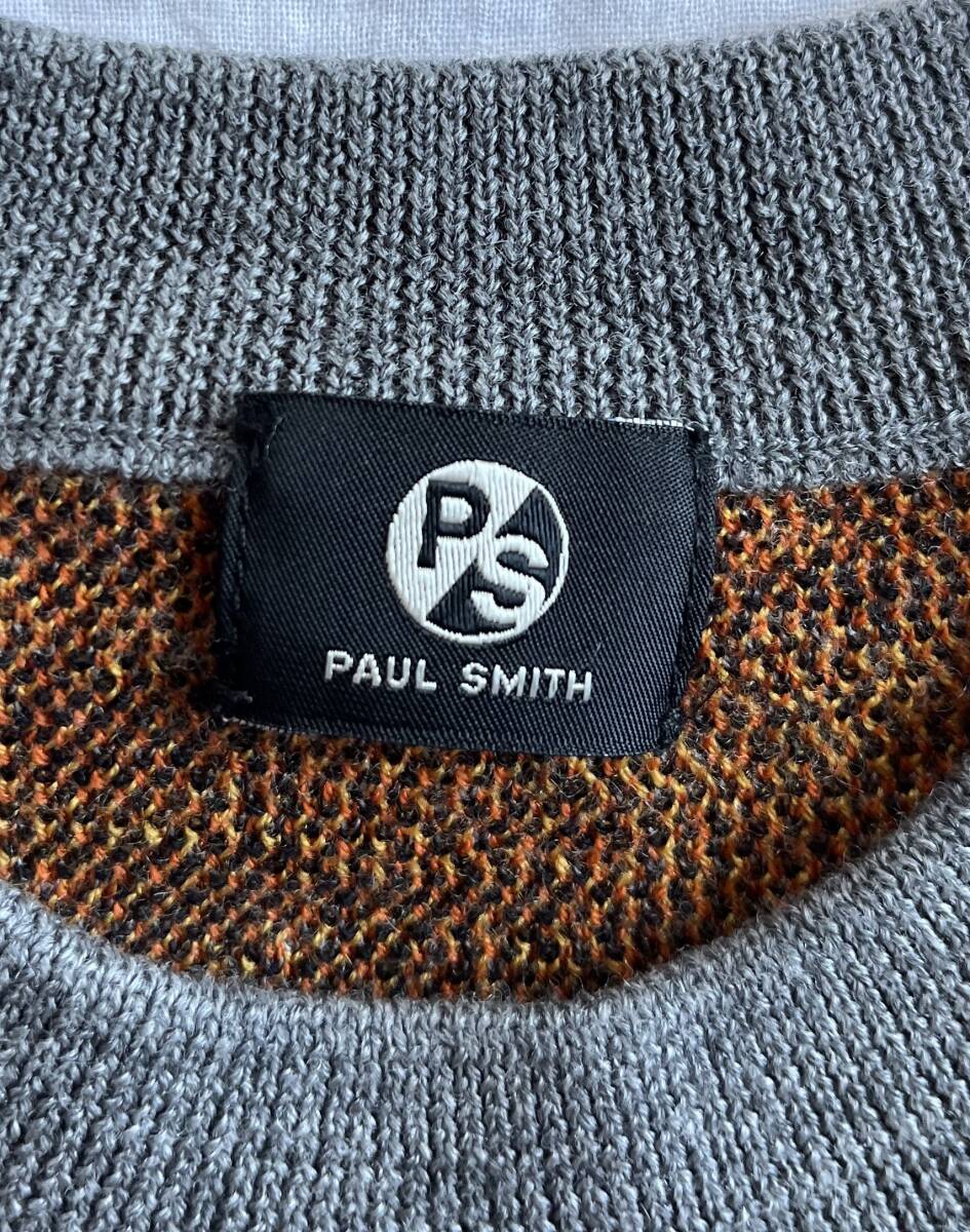 Paul Smith ポールスミス セーター ニット グレイ ウール キリン Paul Smith ポールスミス セーター ニット グレイ ウール キリン