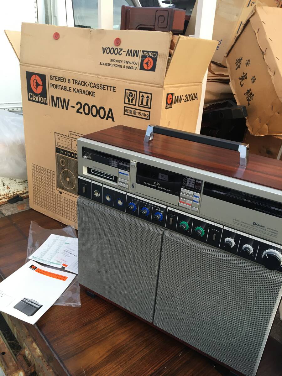 ほぼ 保管品 Clarion クラリオン MW-2000A ステレオ カセット ほぼ 保管品 Clarion クラリオン MW-2000A ステレオ カセット