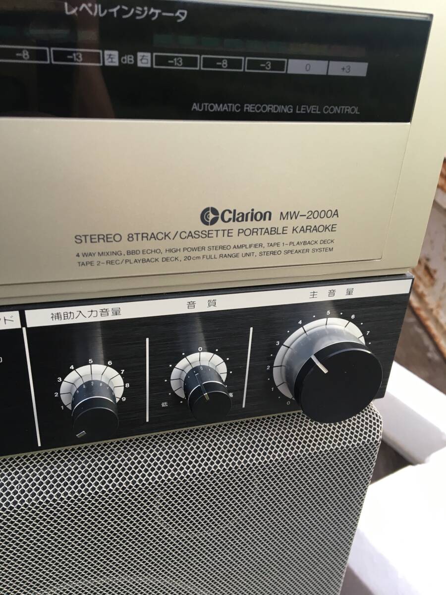 ほぼ 保管品 Clarion クラリオン MW-2000A ステレオ カセット ほぼ 保管品 Clarion クラリオン MW-2000A ステレオ カセット
