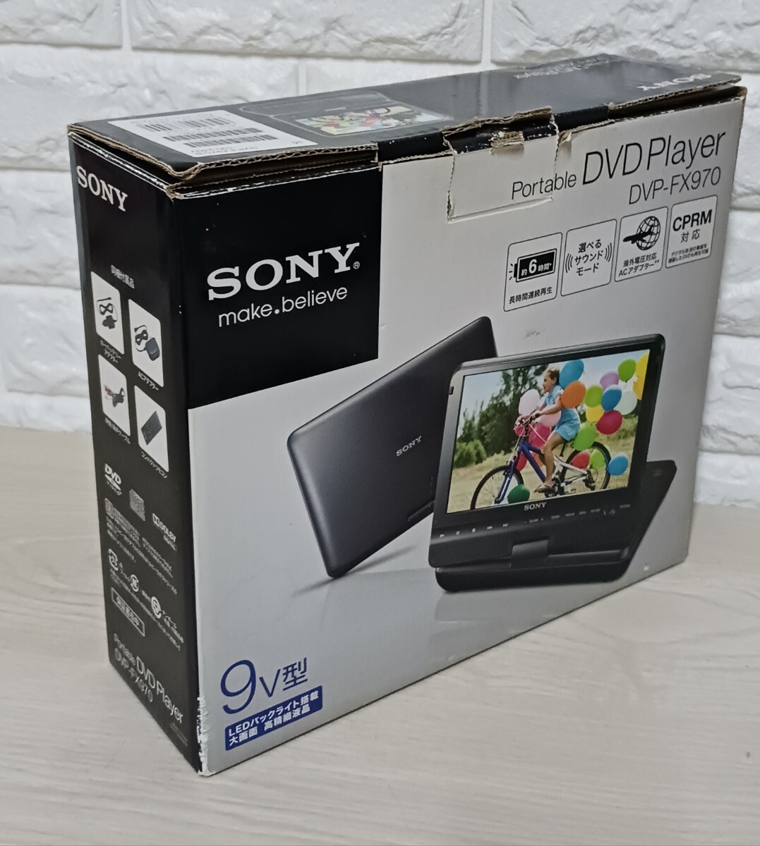 SONY портативный DVD плеер DVP-FX970 9V type черный Sony портативный CD (B)
