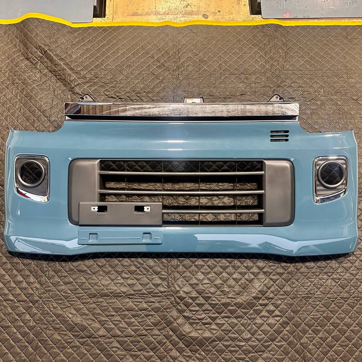 新型エブリイ DA17W エブリイワゴン 純正 フロントバンパー デニムブルーメタリック PZターボ PZターボスペシャル スクラム ワゴン