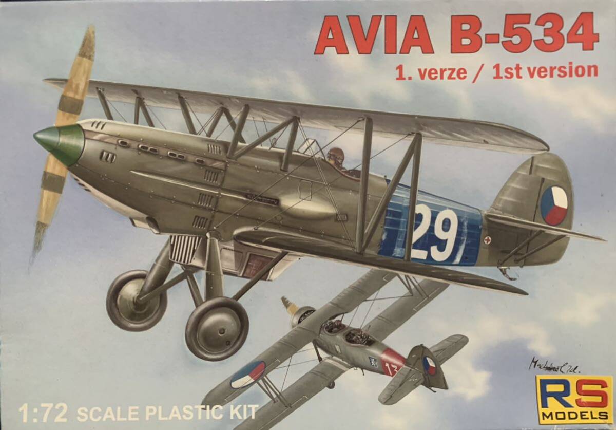 RS MODELS 1/72 AVIA B-534 1ST VERSION アヴィア B-534 チェコスロバキア軍 ドイツ軍