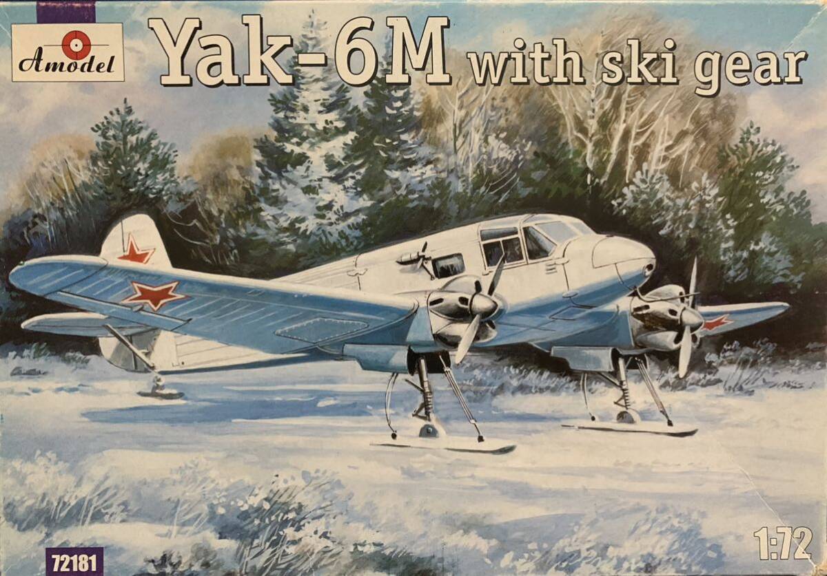 A-Model 1/72 ヤコブレフ Yak-6M 双発輸送機スキー装着型 Yakovlev Yak-6M with Ski Gear