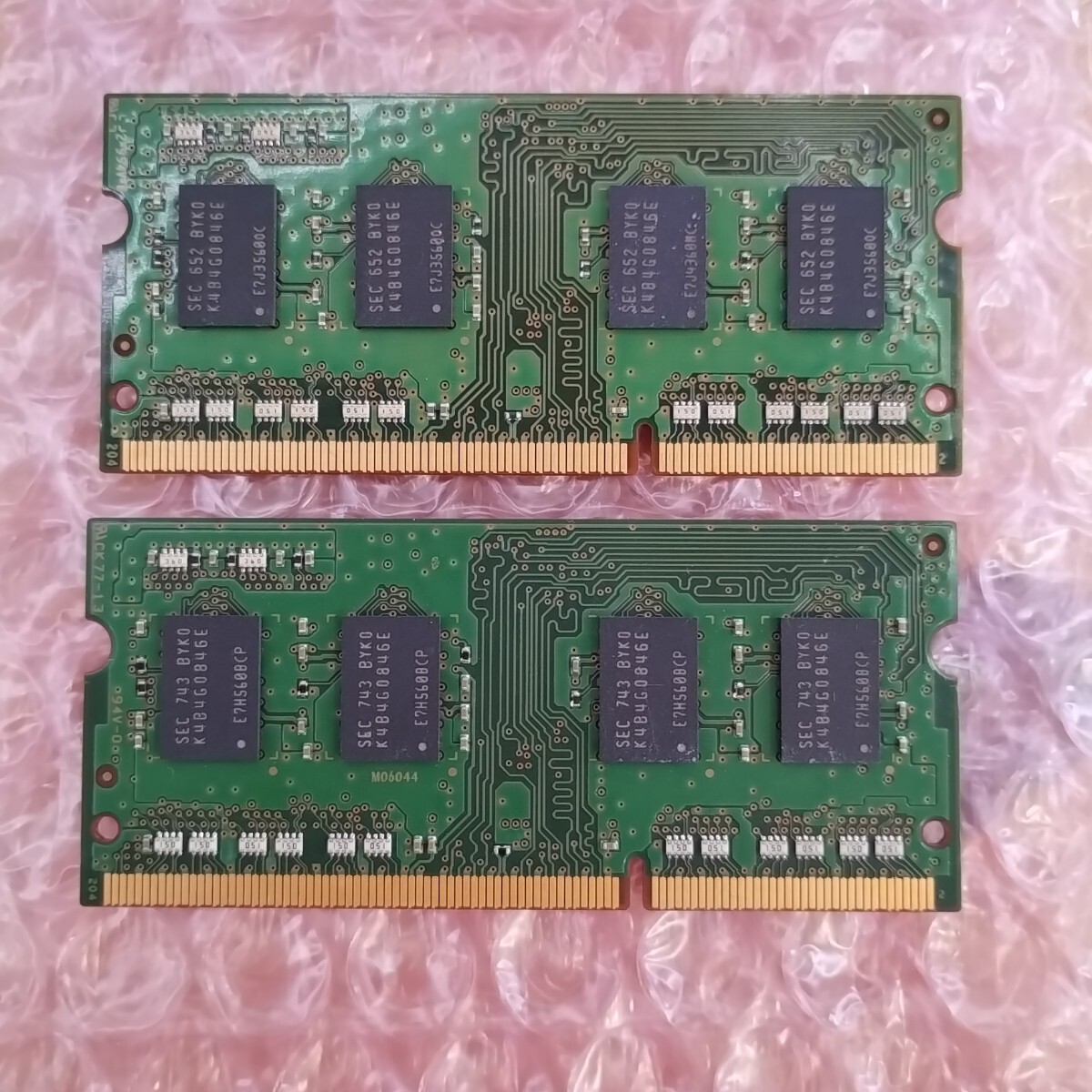 SAMSUNG PC3L-12800S (DDR3L-1600) M471B5173EB0-YK0 8GB(4GB×2) ジャンク扱い 