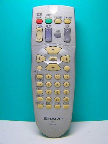 【】シャープ テレビリモコン GA140SA