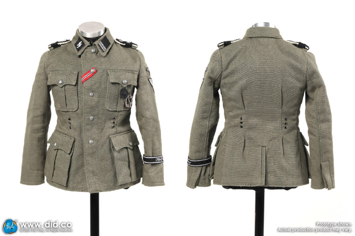 Joerg 】1/6ドールパーツ: DID製:WWII ドイツ軍 SS M40野戦服 Joerg 】1/6ドールパーツ: DID製:WWII ドイツ軍 SS M40野戦服
