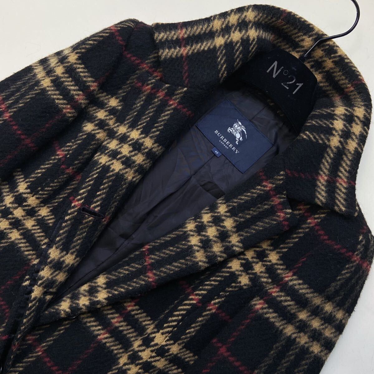 BURBERRY London ノバチェック柄 ウール ブランケット BURBERRY London ノバチェック柄 ウール ブランケット