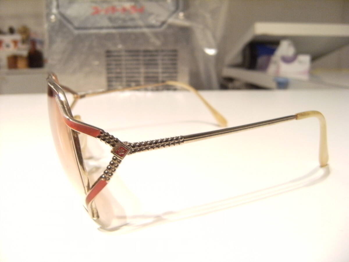  негодный номер * Showa Retro *80 годы подлинная вещь motor umbohemi Anne hipi- солнцезащитные очки очки * disco ho -тактный yan ключ гонщик дефект старый машина Golf 