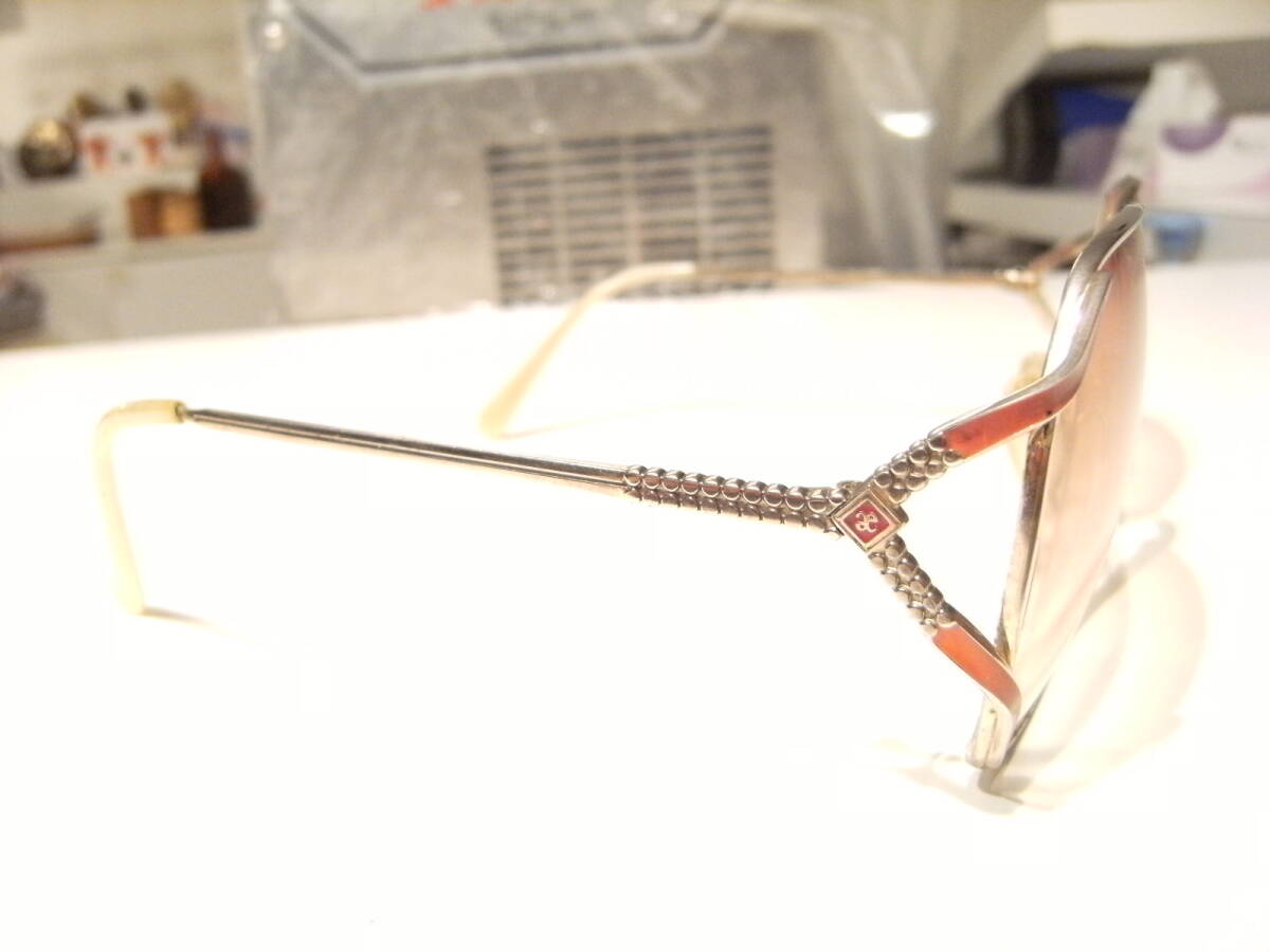  негодный номер * Showa Retro *80 годы подлинная вещь motor umbohemi Anne hipi- солнцезащитные очки очки * disco ho -тактный yan ключ гонщик дефект старый машина Golf 