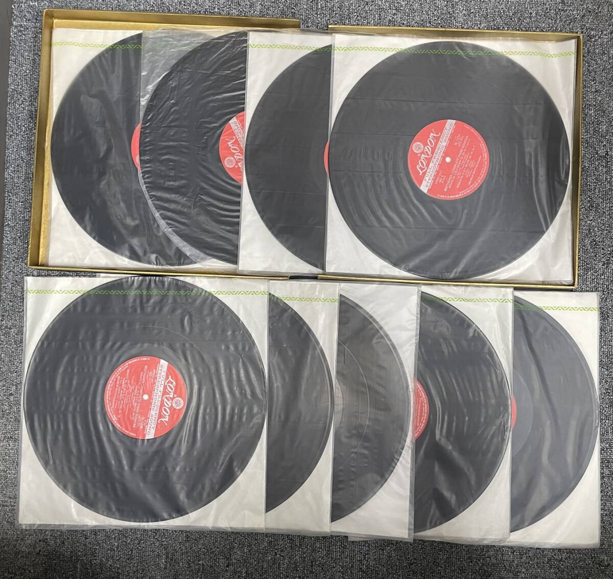 10枚組LPレコード/ウィルヘルム バックハウス ベートーヴェン