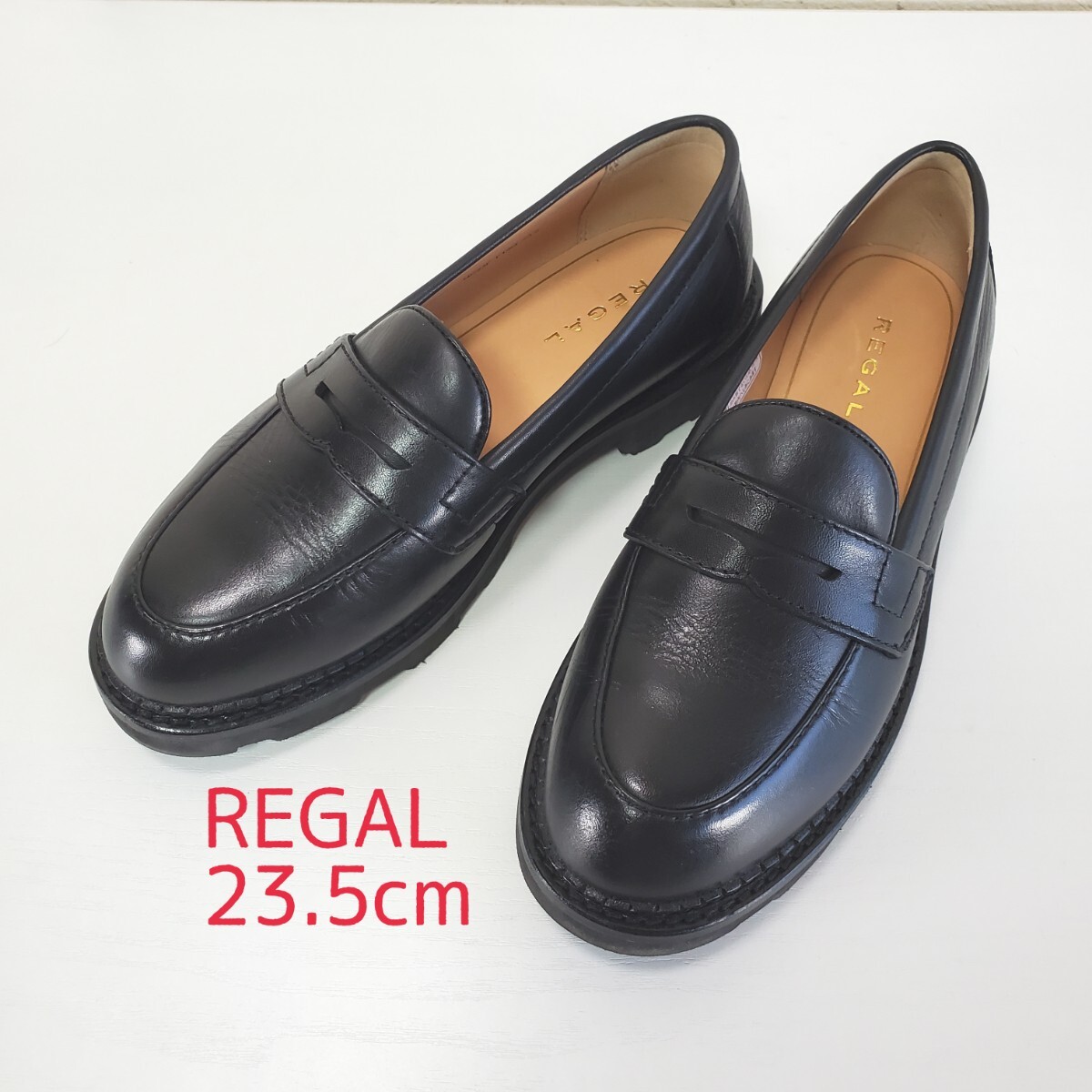 美品 REGAL リーガル 本革レザー コインローファー ビジネス 美品 REGAL リーガル 本革レザー コインローファー ビジネス