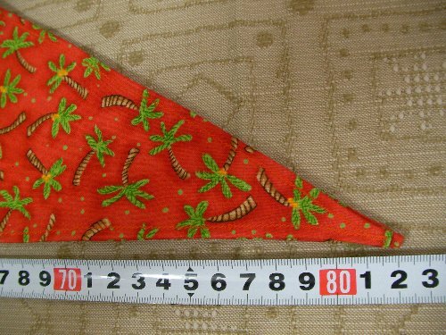 o прогулка * большой собака * бандана * большой собака * аксессуары * собака одежда * модный * cocos nucifera. дерево * хлопок принт *... дерево узор * для больших собак бандана *G*