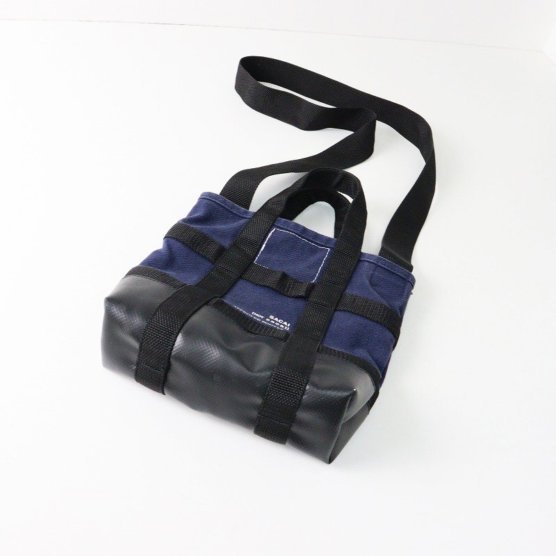 sacai × fragment design トートバッグ（ネイビー）